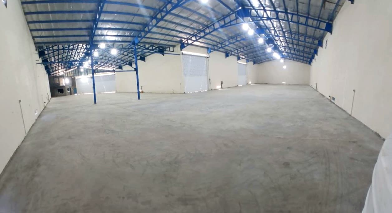 Images of the interior views and facilities of the warehouse complex