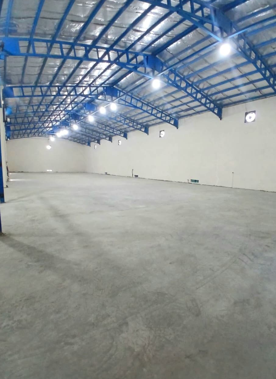 Images of the interior views and facilities of the warehouse complex