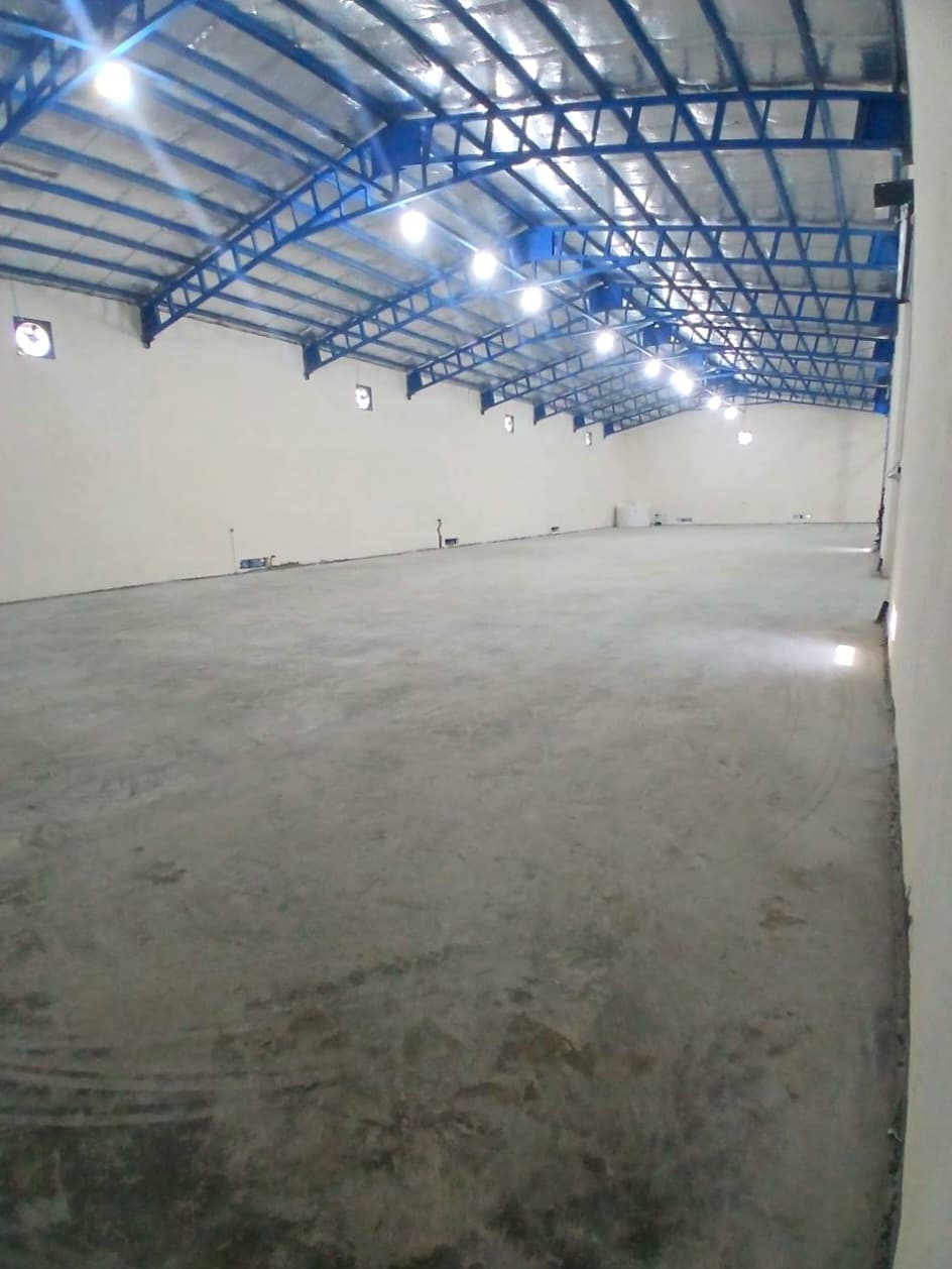 Images of the interior views and facilities of the warehouse complex